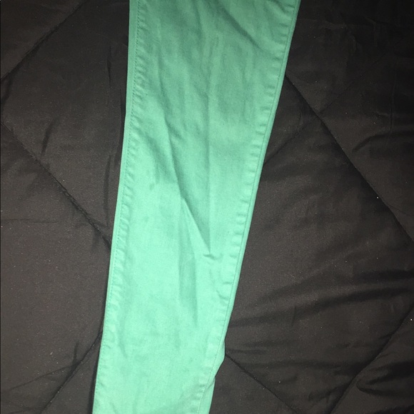 Green Fitted Jeans Size 5 - Picture 4 of 7